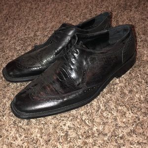 Crocodile Black Dress shoes